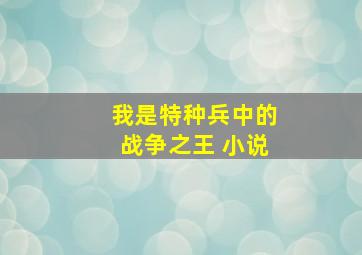 我是特种兵中的战争之王 小说